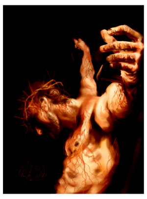 Christ on the cross dans immagini sacre Christ-on-the-cross